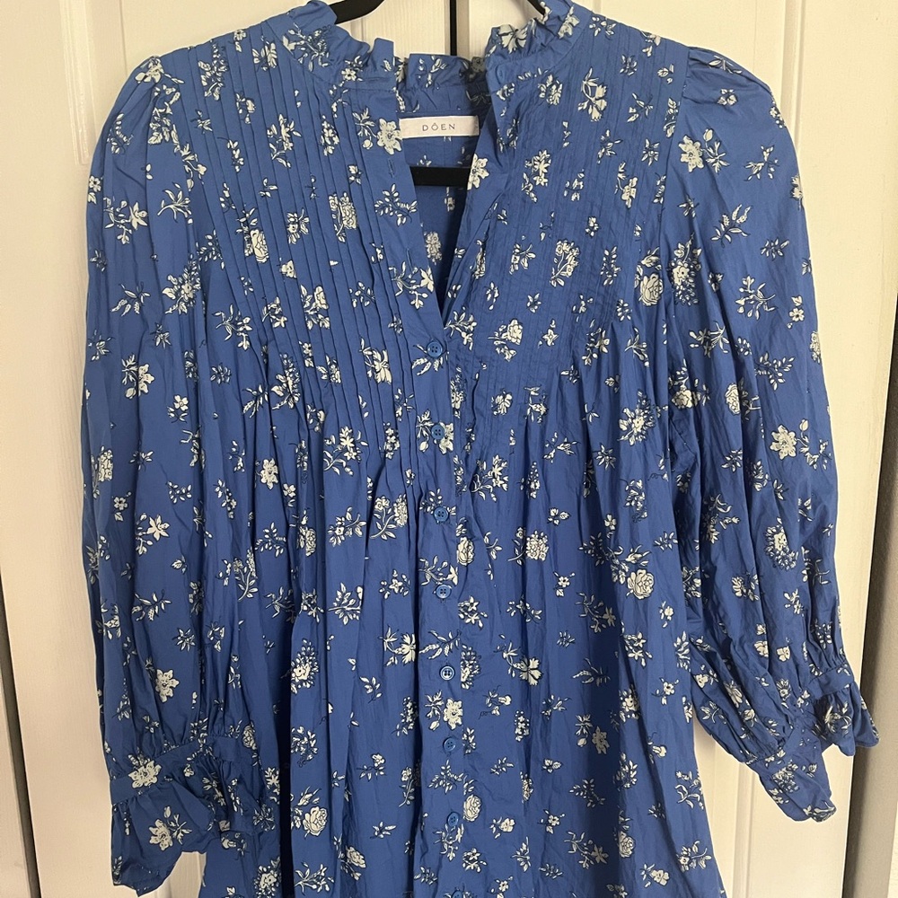 Doen long sleeve babydoll dress, size xxs